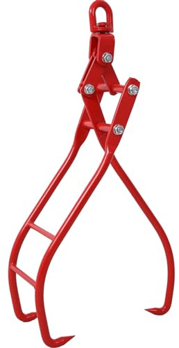 3 Claw Log Grapple for Logging Tongs, Eagle Claws Design Log Lifting Tongs Log Grabs, Timber Lifting Tongs for Truck, ATV, Tractor and Skidder (28 Inch)