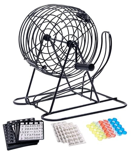 Générique Bingo Game Set, Bingo Chips Card Gage Sets, 7,88 x 8,27 x 8,27 pollici Entertainment Family Group Party Tabletop Games for Office, School, Birthday, Holiday Activities3