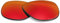 BlazerBuck Anti-salz Polarisierte Ersatzgläser für Oakley Frogskins OO9013 - Feuerrot