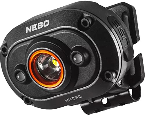 NEBO Einstein MYCRO-Rechargeable Headlamp 400LM Flashlight, Adults Unisex, Multicoloured (Multicoloured), One Size