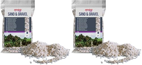 Croci Amtra Wave Noa Moyen Gravier pour Aquariophilie, 5 Kg (Lot de 2)