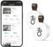 LOFICOPER Bluetooth Thermometer Hygrometer, 2 Stk Mini Bluetooth Sensor, Drahtloser Temperatursensor mit Daten Export, kompatibel mit ios/Android, für Wein, Wohnzimmer, Haus