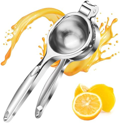 Relota Spremiagrumi Manuale, Anti-Caustico Spremi Agrumi Manuale per Impieghi Gravosi, 7 cm di Diametro Spremi Limone per Cucina, Bar, Ristorante, Sicuro e Durevole