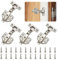 CVIUYO 4 Pcs 26mm Soft Close Cabinet Hinge, 90-110 Degree Full Overlay Kitchen Door Hinge, Concealed Kitchen Cupboard Hinges, Cupboard Door Hinges with Screws