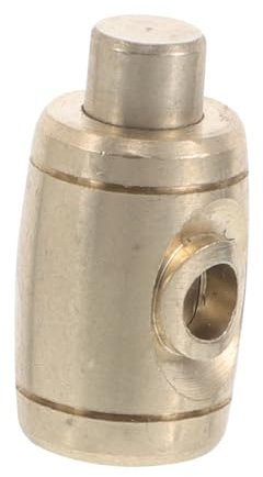 POPETPOP Brass Press-type Trumpet Water Key Valve Musical Instrument Repair Accessory Small Size White Copper Suitable for Wind Instrument Maintenance