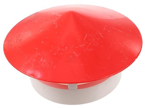 jojofuny Cappuccio Antipioggia Per Tappo Di Scarico Realizzato in Pvc Di Facile Da Installare e Rimuovere Protezione Da Vento e Pioggia Per Canna Fumaria e Sfiato