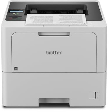 Brother HLL6210DW Business Monochrome Laser Printer with Large Paper Capacity, Wireless and Gigabit Ethernet Networking, Advanced Security Features and Mobile Printing (Renewed Premium)