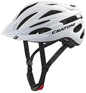 Cratoni Fahrradhelm Pacer+, White Matt, L-XL, 113003C3