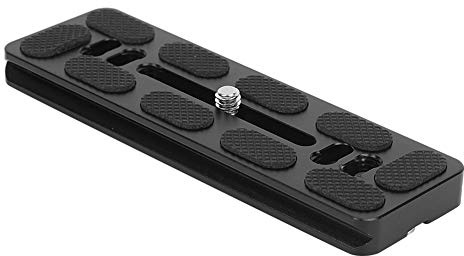 Piastra a sgancio rapido Piastra a sgancio rapido in lega di alluminio Maniglia della base della fotocamera con accessorio a vite da 1/4 di pollice per testa a sfera con montaggio Arca(120mm)