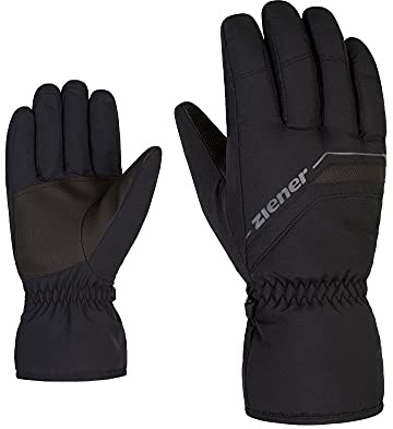 Ziener Herr Grumas skidhandskar/vintersport | varmfodrad, svart, 7