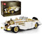 Mould King 10003 Technik Oldtimer Auto Modell Bausteine, Technik Retro Auto Modell Bauset, 868+Teile Hightech Automodell Kinder Lernspielzeug Geburtstagsgeschenk für Kinder(Ohne Motor)