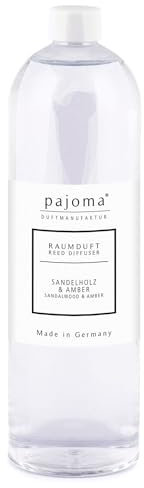 pajoma Raumduft Nachfüllflasche Sandelholz & Amber, 1er Pack (1 x 1000 ml)