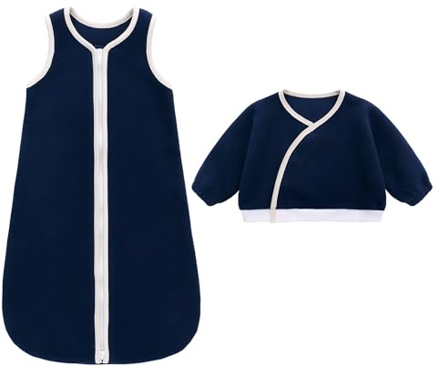 LAT LEE AND TOWN Baby Swaddles polarfleece (blå, M)