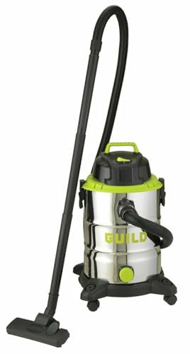 Generic Guild 30L Steel Drum Wet & Dry Canister Vacuum Cleaner - 1500W