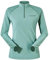 Berghaus Womens 24/7 Half Zip Tech Baselayer | Moisture Wicking Breathable Long Sleeve T-Shirt, Light Terrain, 14 EU