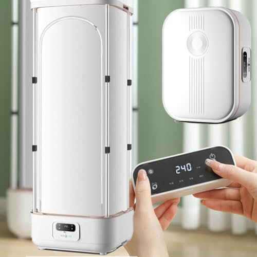 Máquina de planchado automática, secadora de ropa, máquina de secado a vapor, portátil, para el hogar, máquina para planchar ropa, máquina para eliminar arrugas y doblar