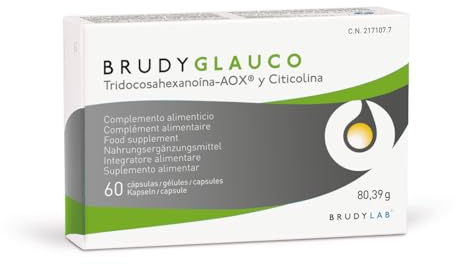 BRUDYLAB - Brudy Glauco - Omega 3 con DHA 70% y Citicolina - 60 Cápsulas
