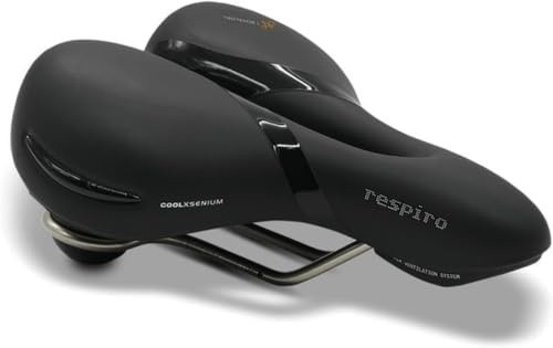 Selle Royal Selle de vélo Unisexe Respiro Relaxed Stracciatella Noir 256 x 227 mm