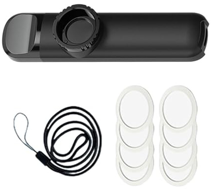 BEALIFE Kazoo flöjtföljeslagare justerbar ton Kazoo för gitarrspel med fem membran för musikentusiaster med fem flöjtmembran för musikälskare , Svart , 10.8x2.5x2 cm