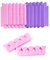 24 Stück pfirsichfarbene Zehenteiler, Baumwolle, Fingertrenner, Zehenteiler, Nagel- und Zehennagel-Trennpads, geeignet für Nagelkunst, Pediküre, Schmiergel usw.
