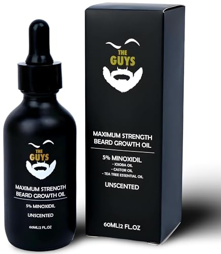 The Beard Guys 5% Minoxidil Beard Growth Oil, 2 Ounce