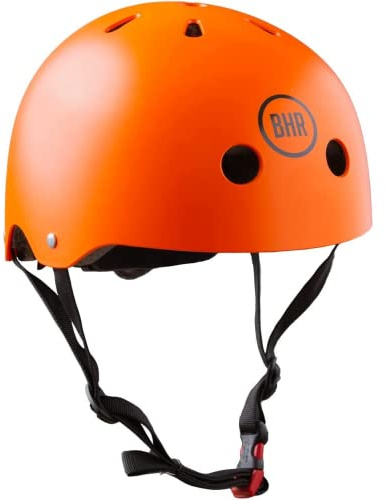 BHR E-Step Hjälm Vuxna, Cykelhjälm 817 Sport Matt Orange, Storlek M