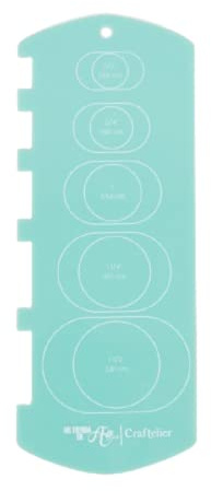 Craftelier - Modello per rilegatura a libro per progetti di rilegatura ad anello e spirale | Guida utile e facile da usare per rilegature professionali | Colore turchese - Dimensioni ca. 20,5 x 8 cm