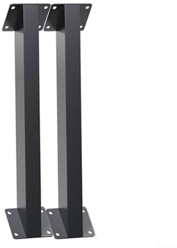 Yhenlovtt Set di 2 aste per padiglione in legno per gazebo in metallo con supporto diagonale triangolare con stile da giardino per strutture esterne accessori hardware neri per staffa