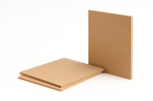 Tableros MDF con Corte a Medida – Paneles de Fibra de Madera DM 3/5/10 mm de grosor – Desde Piezas Pequeñas hasta Formatos Grandes para Carpintería, Decoración y Bricolaje (5mm, 120x80cm)