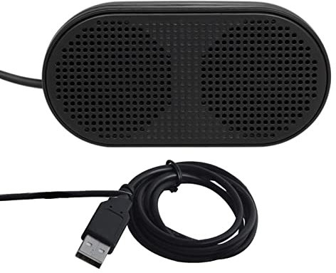Fowybe Computer Speakers for Desktop - PC Notebook Laptop USB 2 Channels 3D Loudspeaker, Mini External Desk Speaker for Laptop, Notebook with Microphone