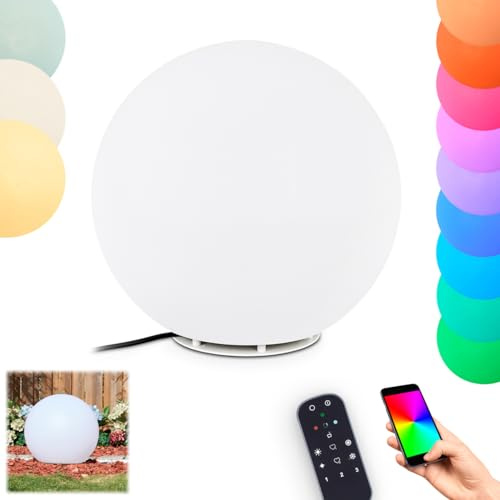HOFSTEIN Kugelleuchte Ilara, Weiß, Ø 40 cm, RGB, CCT 2700-6500K
