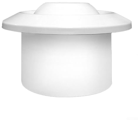 Vidonergy Sfiato di scarico rotondo in ABS per aria condizionata con ugello sferico rotante a 360° per una ventilazione interna efficiente e riduzione del rumore (100)