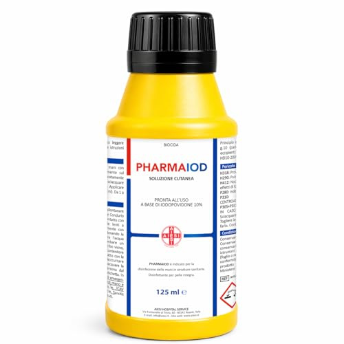 AIESI® Disinfettante a base di iodopovidone 10% (125 ml) per cute integra PHARMAIOD
