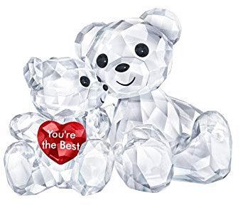 Swarovski 5427994 Kris Bär – You Are TheBestFigurine,Kristall,Mehrfarbighell,3,3x4,9x2,9cm