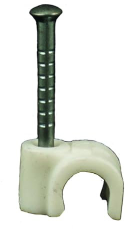 Nagelschelle RKK mit Nagel weiß (100 St.) 4/2,0 x 18 Don Quichotte