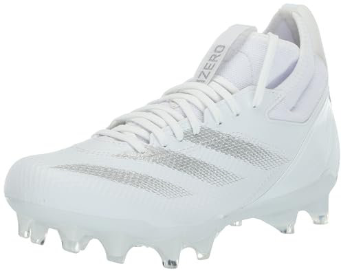 Adidas Unisex-Adult Adizero Impact, White/Silver Metallic/White, 10.5