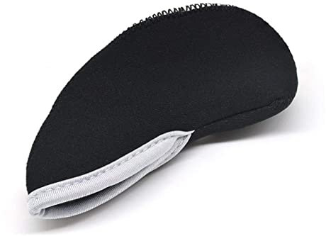 Kisangel 10stücke Teiliges Set Neopren Schlägerhauben Für Golfschläger Eisenkopfhauben Schwarz Und Orange Mit Nummern Zur Identifizierung Elastisch Passend Für Marken