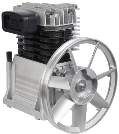 Tête de compression 3HP Compresseur 2 cylindres Pompe à Tête de Compresseur d'air Type de Piston Tête de Pompe à Double Cylindre 250 l/min