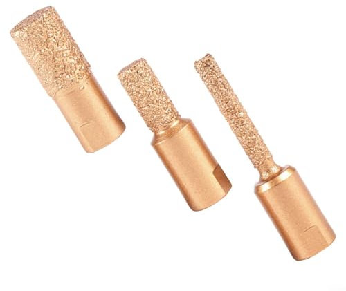 HavenDomicile Juego de 3 cabezales de molienda giratorios para amoladora angular, herramienta de fresa, accesorio de 6 mm, 10 mm, 15 mm, herramienta de ranurado para materiales duros, acabado de metal