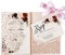 KUCHYNEE Hochzeitseinladungskarten Mit Umschlägen -20 Stück Lasercut Spitze Tri-Fold Seidenband Brautpartys Hochzeiten Einladungskarten inkl Umschläge (Erröten Rosa)
