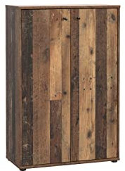 FORTE TEMPRA 2 Kommode mit 2 Türen, Holzwerkstoff, Old – Wood Vintage Dekor, (B x H x T) 73,7 x 111,1 x 34,8 cm