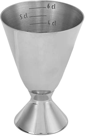 Yuecoom Misurino da Bar, 6 cl Doppio misurino con indicatore di quantità, Jigger per misurare Gli ingredienti dei Cocktail,Misurino Doppio per Cocktai per Bar Vino Bevande Barista