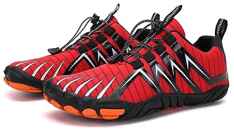 Stronrive Zapatos Minimalistas, Caja Antideslizante para Zapatos Descalzos con Puntera Ancha, Suministros Deportivos para Escalar, derrapar, mochileros, Pescar, Andar en Bicicleta y Viajar