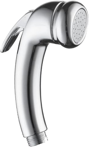 High Pressure Shower Head,1/2 Thread Chrome Trigger Handheld Shower Head
