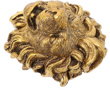 Alipis Fontana Da Giardino Testa Di Leone Ugello Murale Resina Per Decorazione Esterni Facile Installazione e Design Elegante Per Atmosfera Rilassante