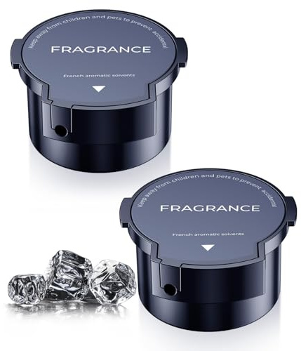 Compatible avec YWK-1 – Recharge Désodorisant Voiture – 2PCS Parfum Français (Cologne et Océann) – Jusqu’à 4-6 Mois – Extraits de Plantes Naturelles – Pour Diffuseur de Parfum Auto