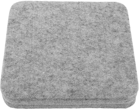 FOMIYES Tapete para Fieltrar Aguja de Lana Natural 16X16 CM Almohadilla Cuadrada Gruesa de Fieltro Compacto 25 CM para Manualidades DIY Base Resistente y Portátil para Proyectos de