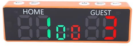 FTVOGUE Mini Tableau de Bord Numérique Portable à 6 Chiffres pour Jeux de Table avec Buzzer pour Garder Les Scores dans Les Matchs de Tennis de Table et de Jeu de Palets