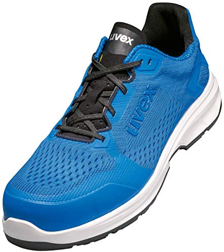 Uvex 1 Sport Arbeitsschuhe - Sicherheitshalbschuhe S1 P SRC ESD - Blau, Größe:44