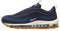 NIKE Air Max 97 QS Damen Sneaker Sneaker Fashion Schuhe DR9774 (Obsidian/Midnight Navy/Sail/Gorge Green 400) UK3.5 (EU36.5), Obsidian Midnight Navy Sail Gorge Green, 36 EU